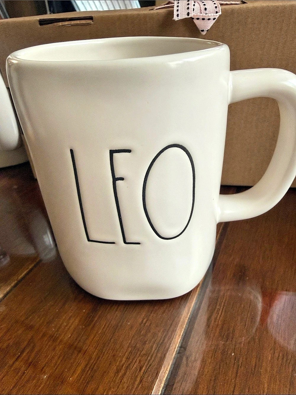 Rae Dunn “Leo” Double Sided Mug